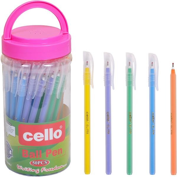 Ballpoint/oil pen CELLO /CL778/ blue, in a jar (50/1500)