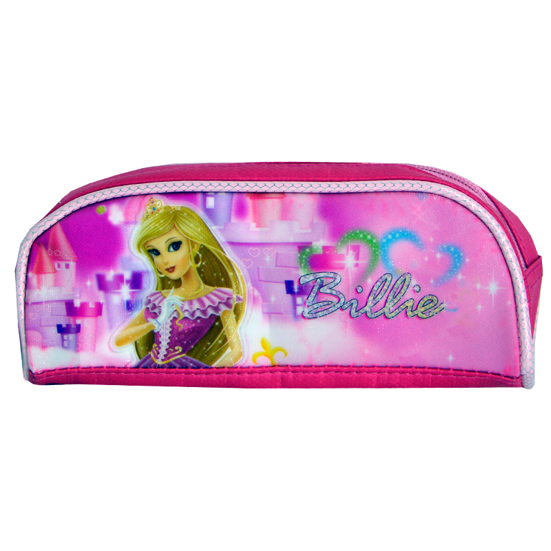 Pencil case "Leader" /HS-9711В/ "Princesses" pink (1/48/192)