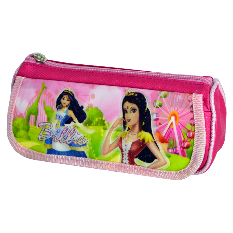 Pencil case "Leader" /HS-9712В/ "Princesses" pink (1/48/192)
