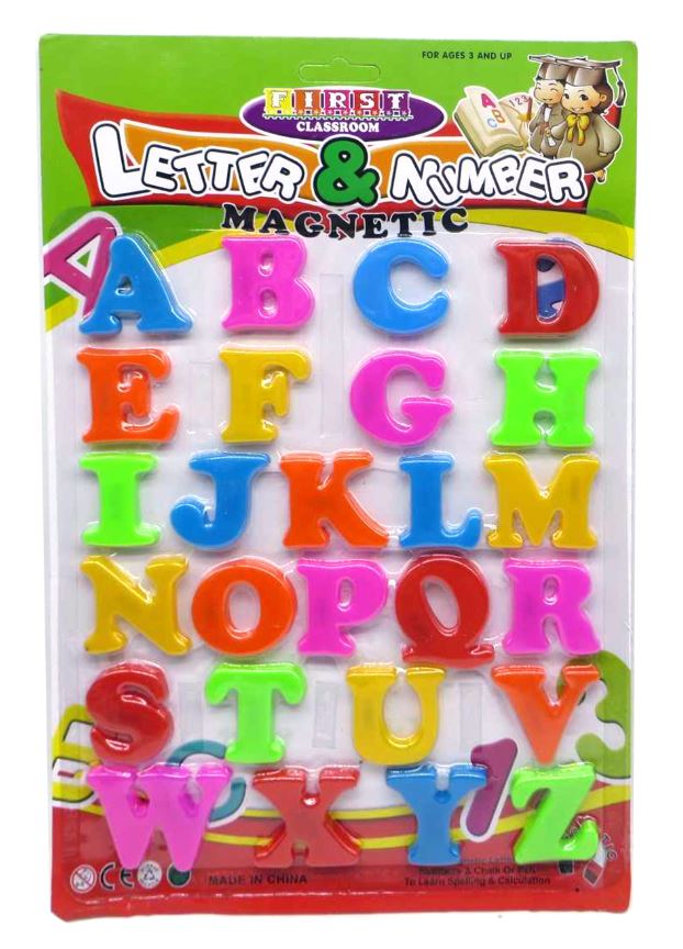 Magnet /8101/ "Alphabet - English language" 26 pcs. 37*26 cm.  (1/50)