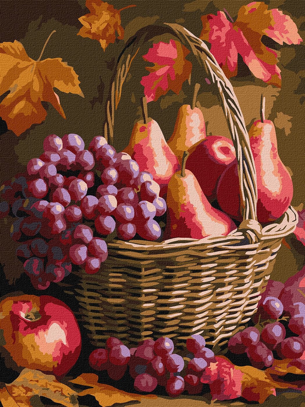 Paint by number "Ideyka" /KHO5725/ "Autumn fruits" 30*40cm
