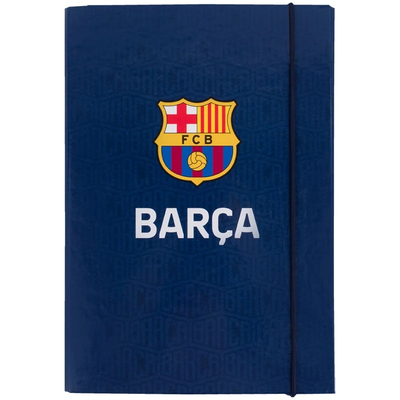 Folder for notebooks "Kite" /BC25-210/ B5 on elastic cardboard, FC Barcelona (1/10)
