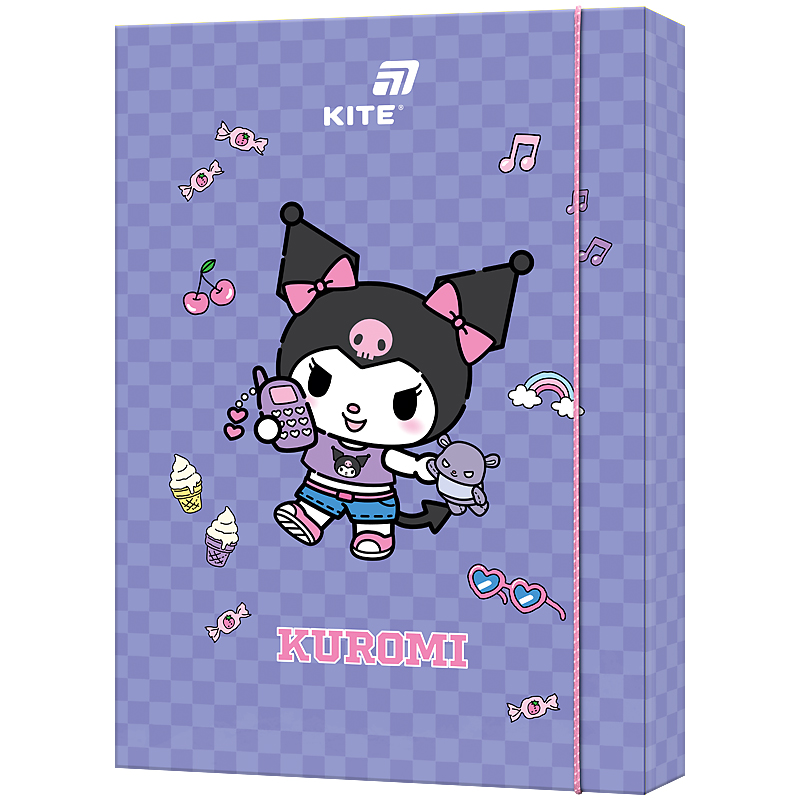 Папка для праці А4 "Kite" /HK25-213-2/ Kuromi Куромі (1/5)