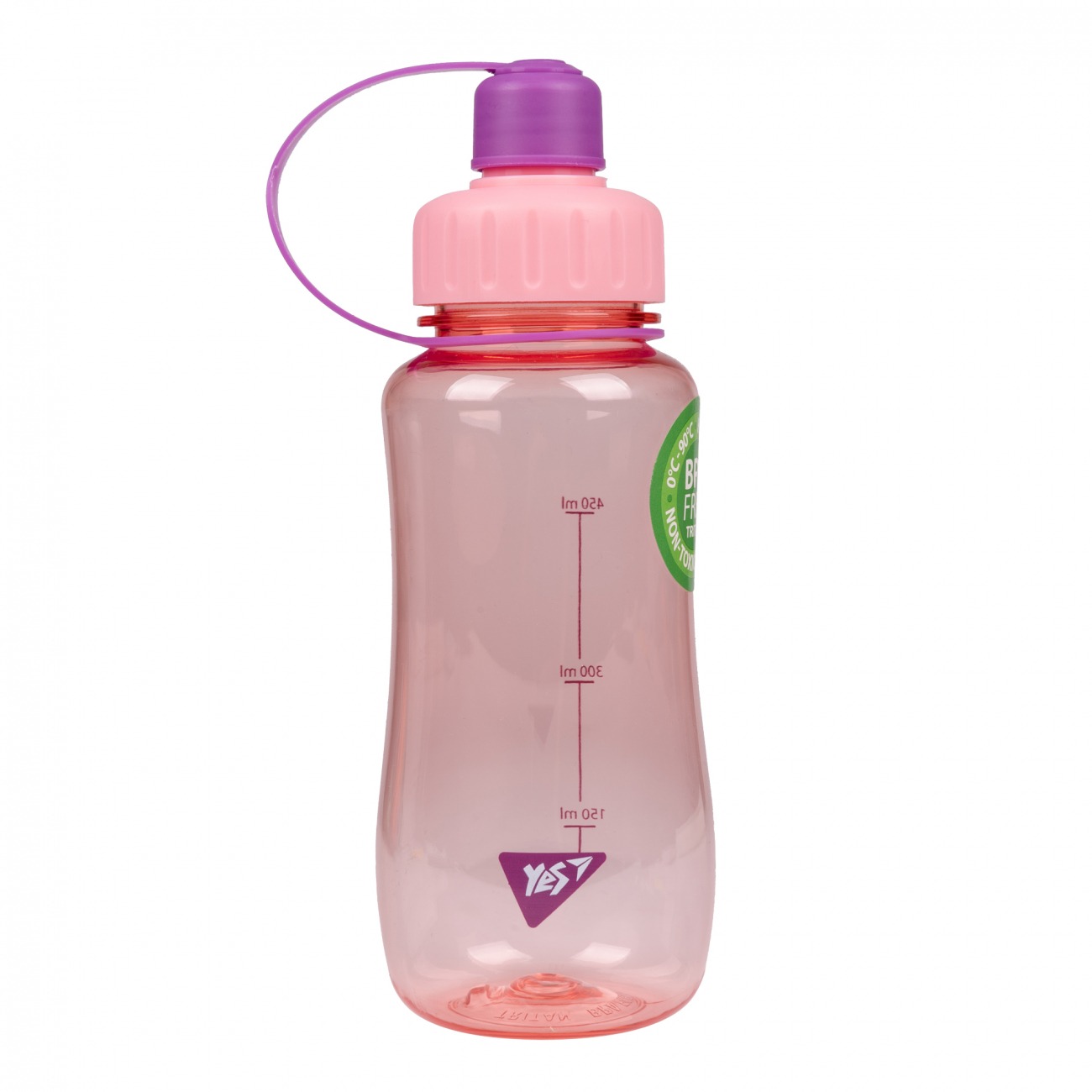 Water bottle "YES" /708190/ "Fusion" 600 ml, pink (1/60)