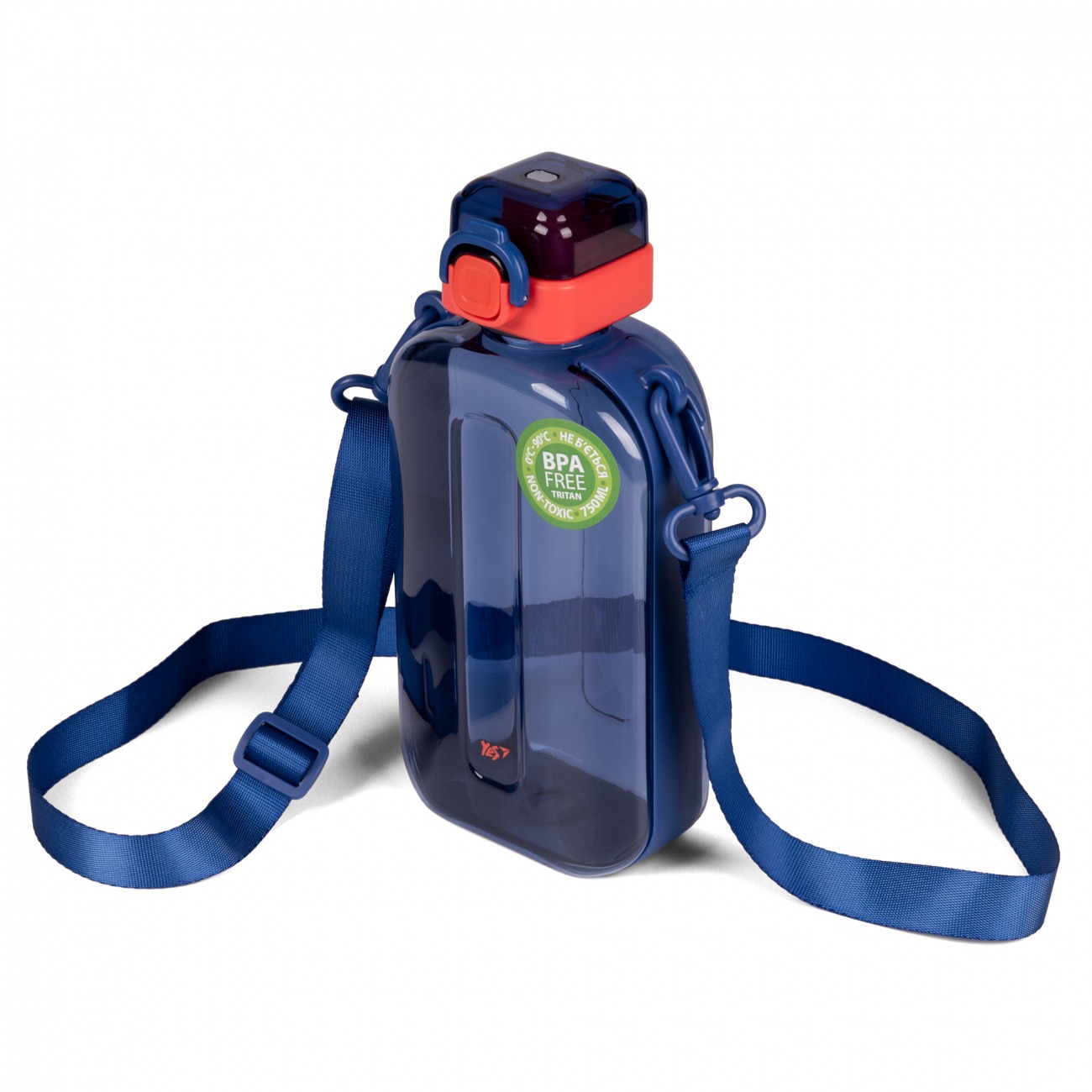 Water bottle "YES" /708197/ "Fusion" 750 ml, blue (1/10/60)