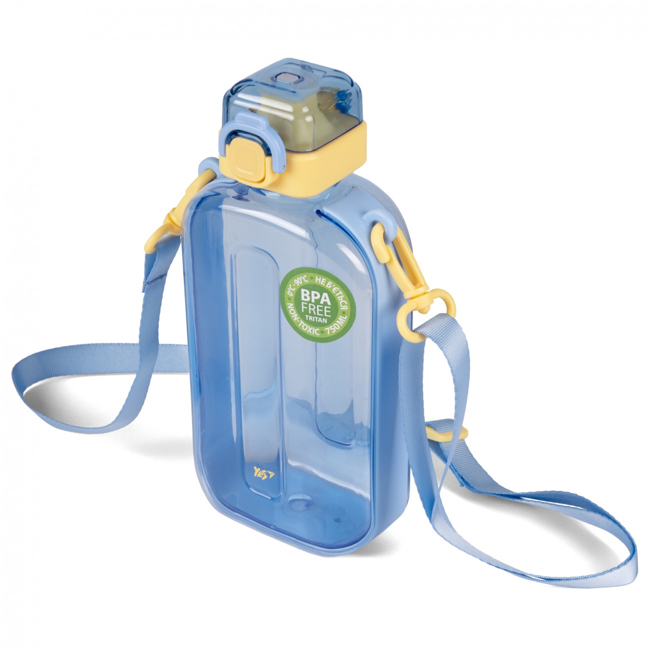 Water bottle "YES" /708196/ "Fusion" 750 ml, yellow-blue (1/10/60)