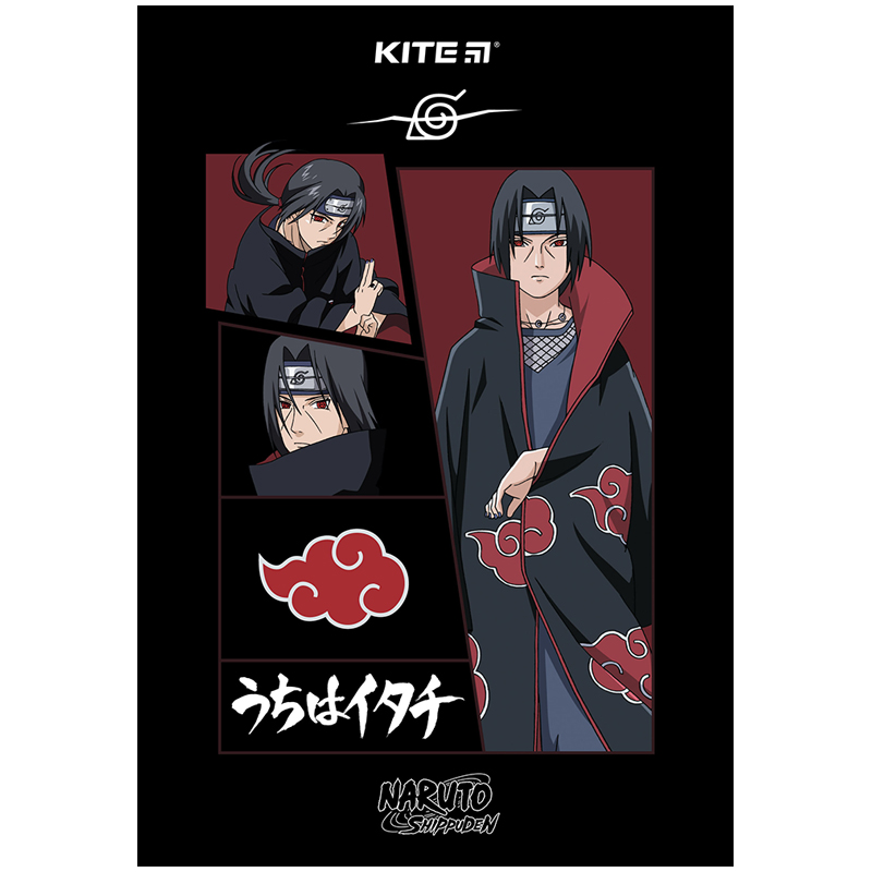 Notepad-tablet A5+/50 "Kite" /NR23-194-1/ class. Naruto (1/10)