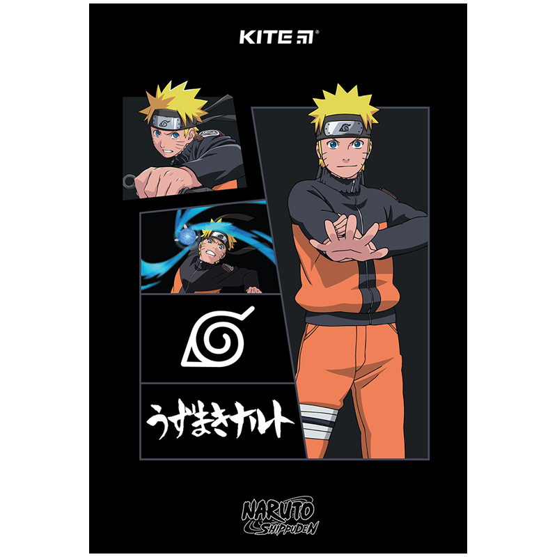 Notepad-tablet A5+/50 "Kite" /NR23-194-4/ class. Naruto (1/10)