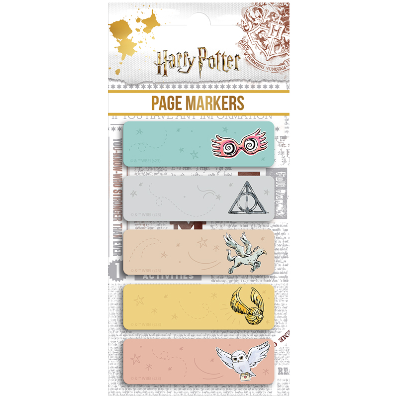 Index registers "Kite" /HP23-480/ PAPER 5x15x50mm, 100 pcs, Harry Potter (1/40/960)