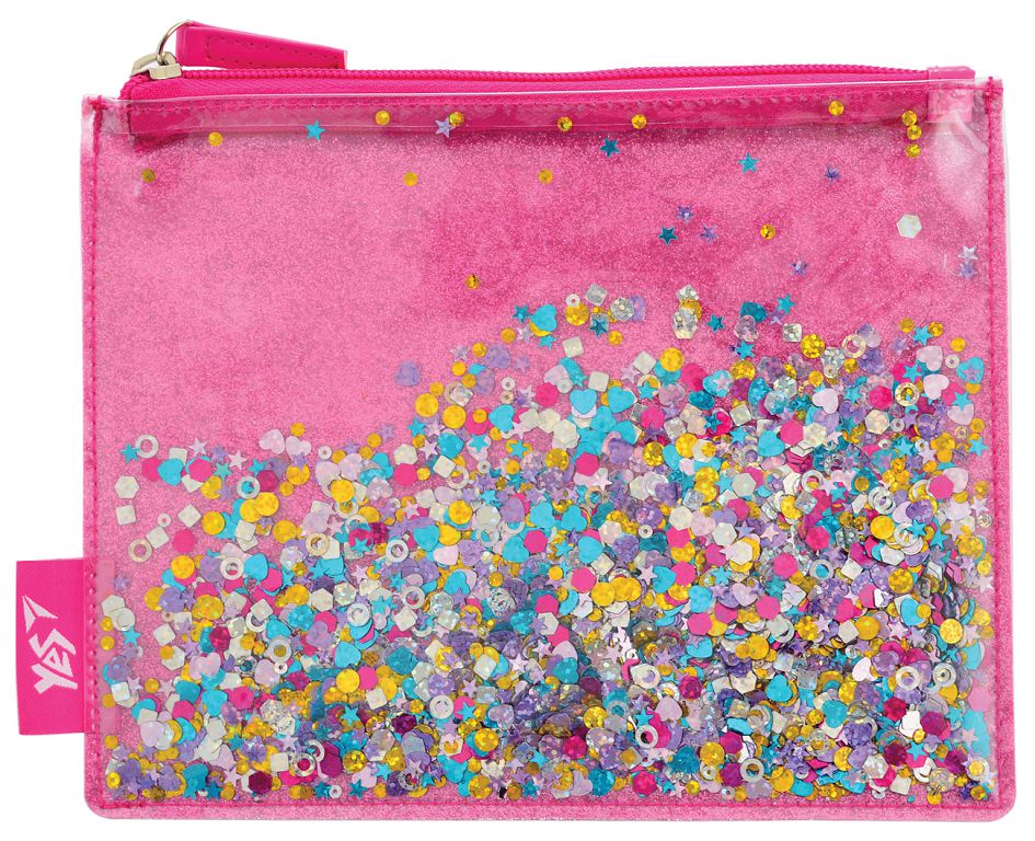 Косметичка "Yes" /532638/ з блискітками "Glitter sorbet" (1/100)