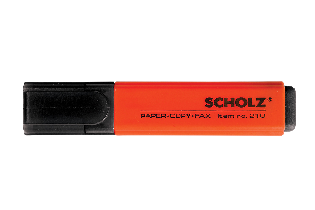 Маркер текстовий "SCHOLZ" /210/ 1-5 мм, червноний (10/600)