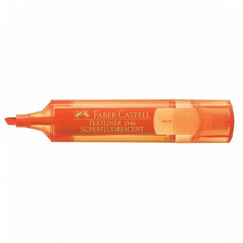Marker "Faber-Castell" /154615/ TEXTLINER SUPERFLUOR, orange (10)