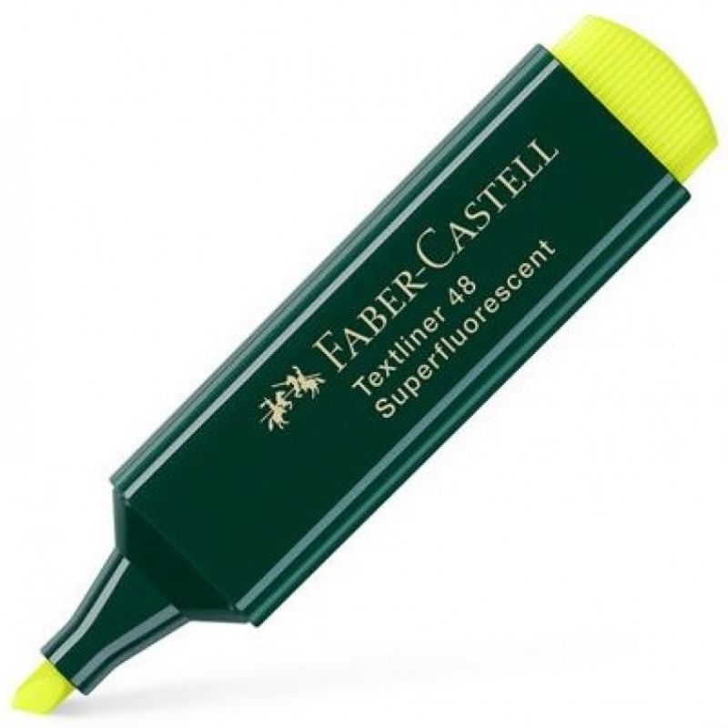 Marker "Faber-Castell" /154807/ TEXTLINER yellow, green. case (10)