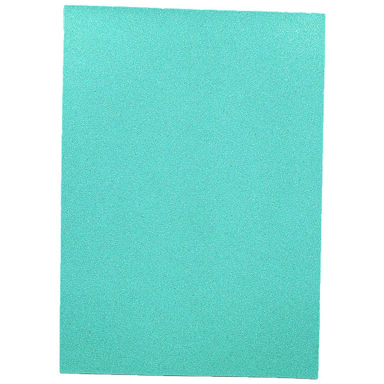 Флексика(фоаміран) "JO" /17IKA4-7128/ EVA 1,7mm A4 IRIDESCENT з клеєм "Бірюзовий" 10шт/уп (1/96)