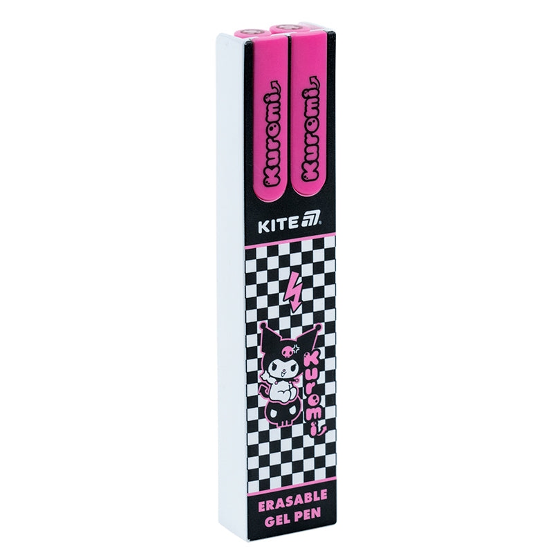 Gel pen "write-erase" "Kite" /HK25-069/ Kuromi Kuromi, 2 pcs/pack in a pencil case, blue (1/4)