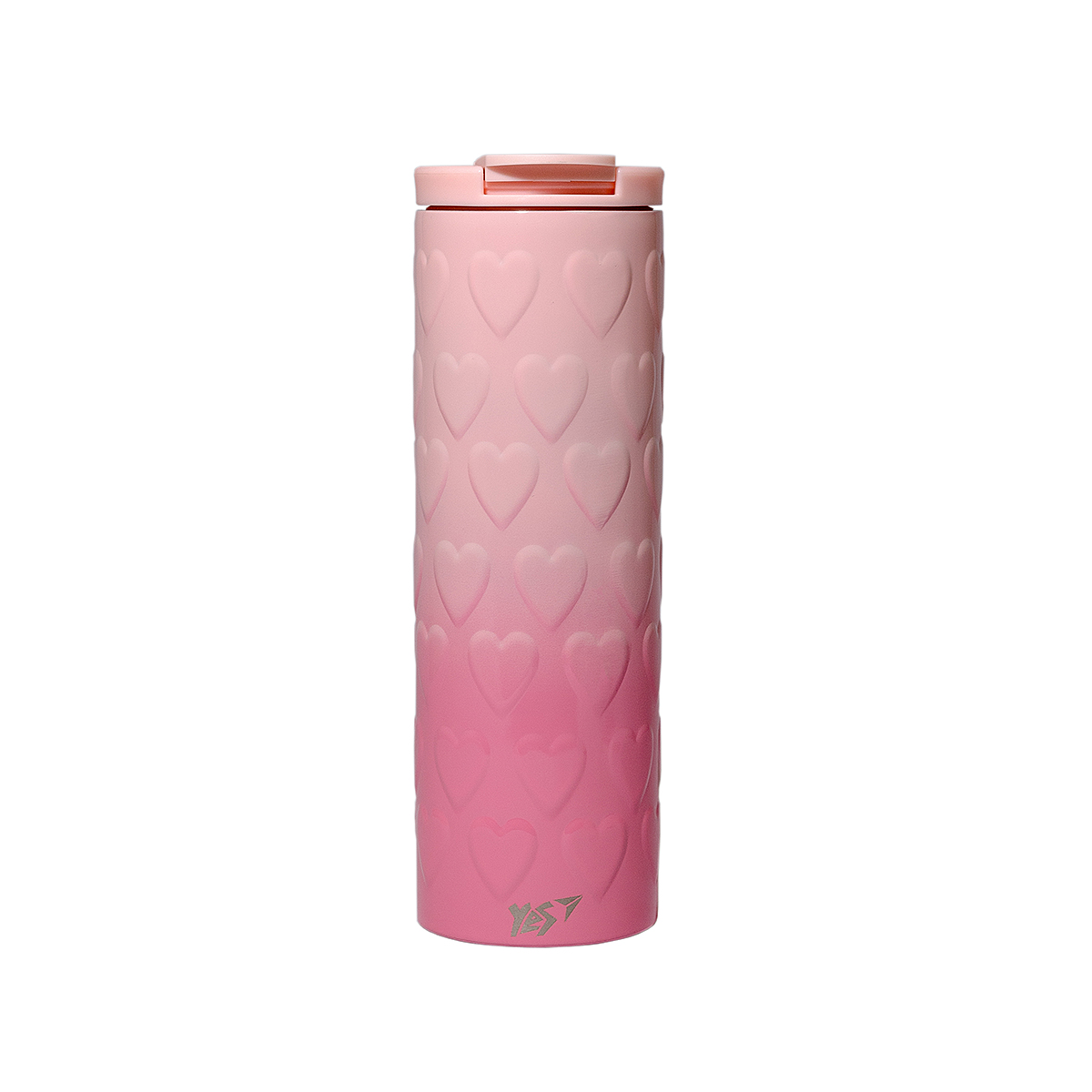 Thermal cup "YES" /707336/ "Pink Heart" 420 ml (1/50)