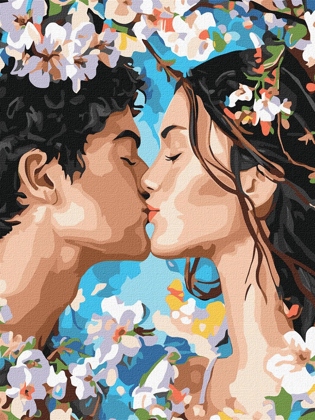 Painting by numbers "Ideyka" /KHO8624/ "Kiss of Spring" 30*40cm