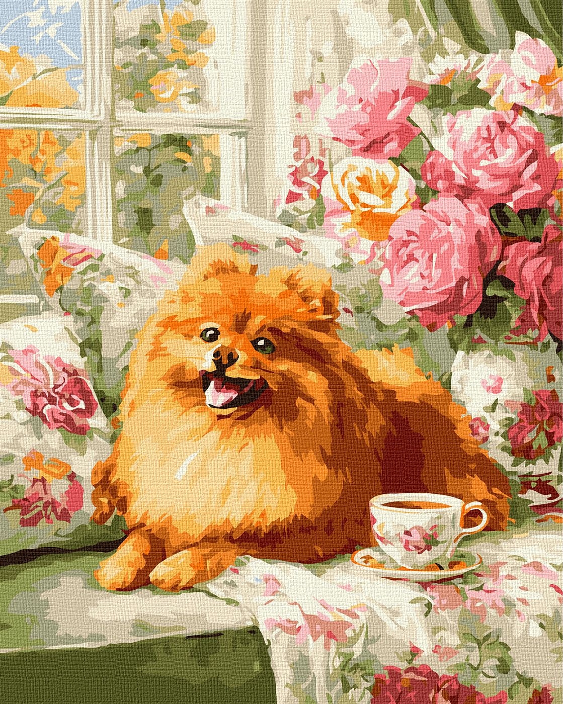 Painting by numbers "Ideyka" /KHO6883/ "Aroma of happiness" 40*50 cm
