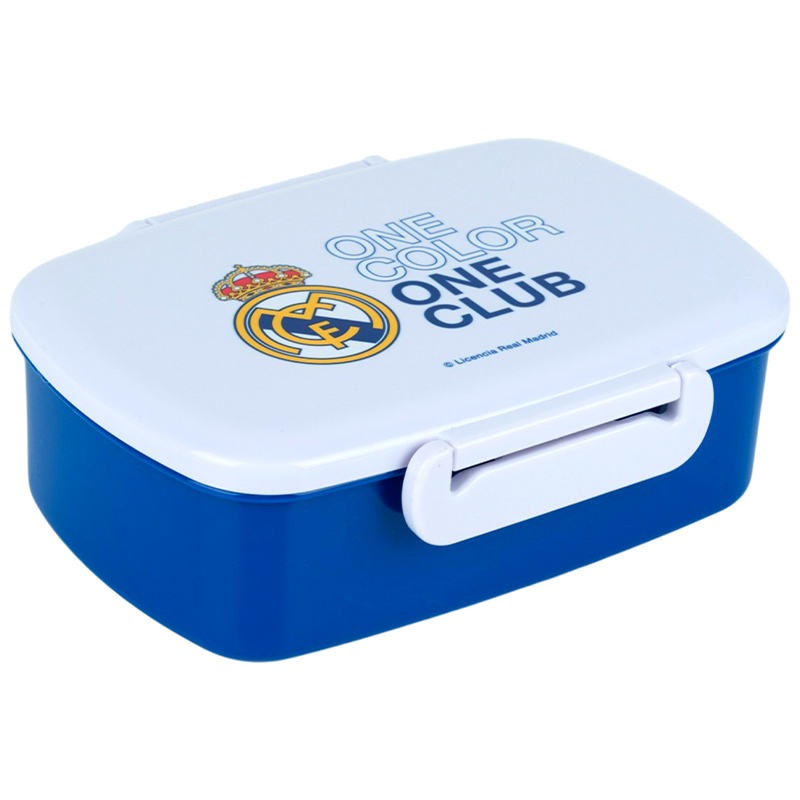 Lunchbox "Kite" /RL26-163-2/ with filling 750 ml FC Real Madrid-2 (1/24)
