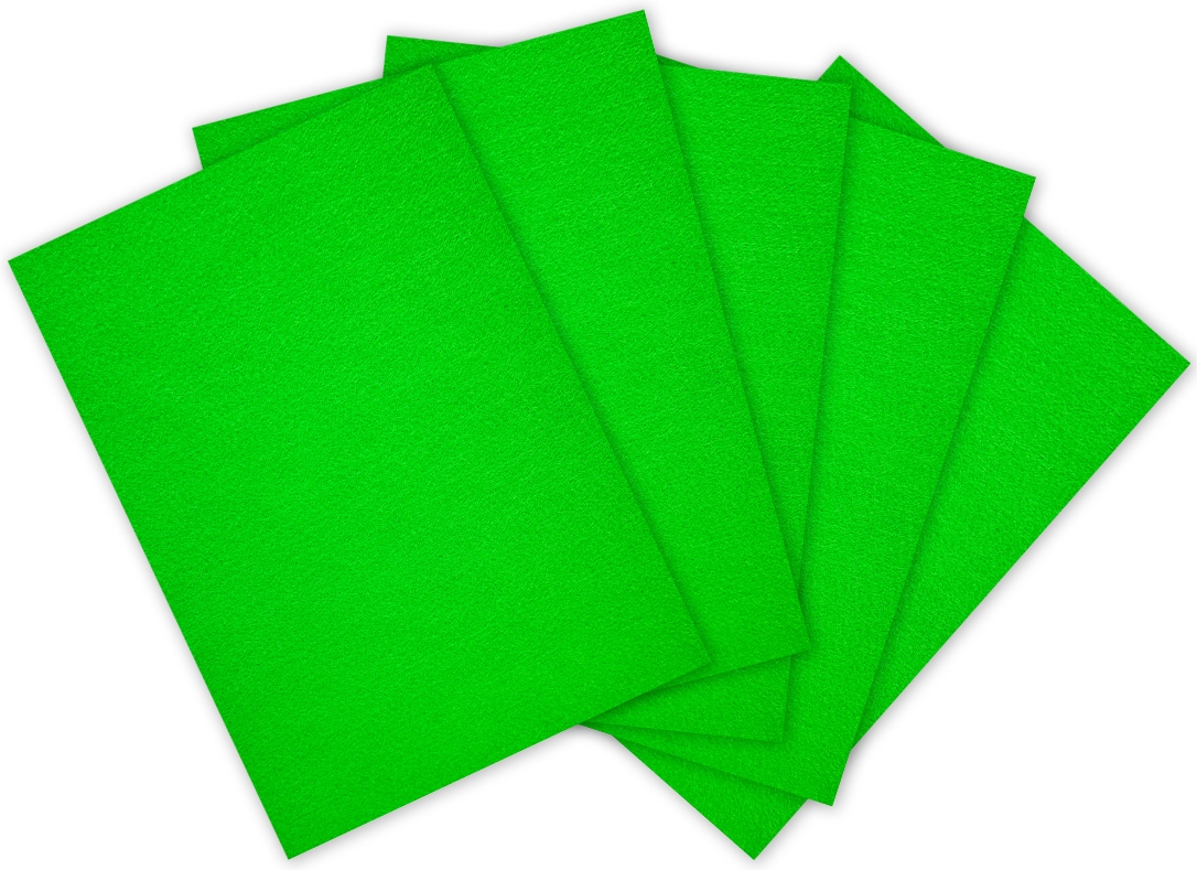Felt "ASH" /F-180-016/ A4 (8 sheets/pack) green (1/200)