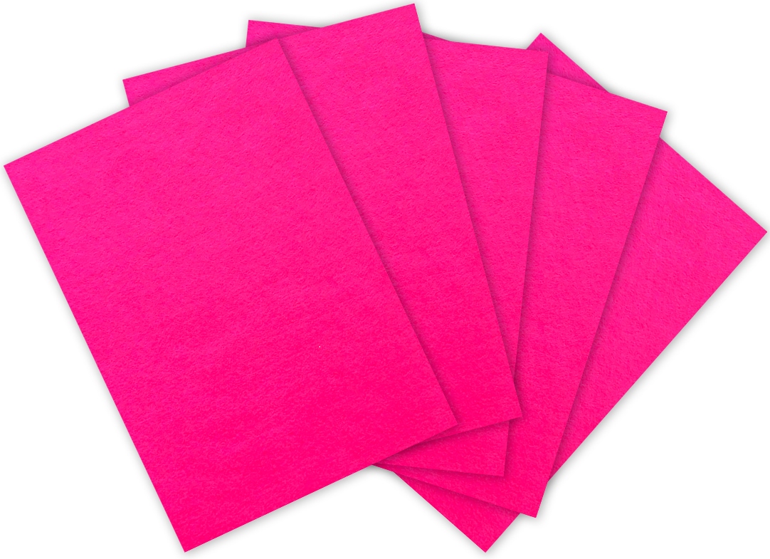 Felt "ASH" /F-180-043/ A4 (8 sheets/pack) pink (1/200)