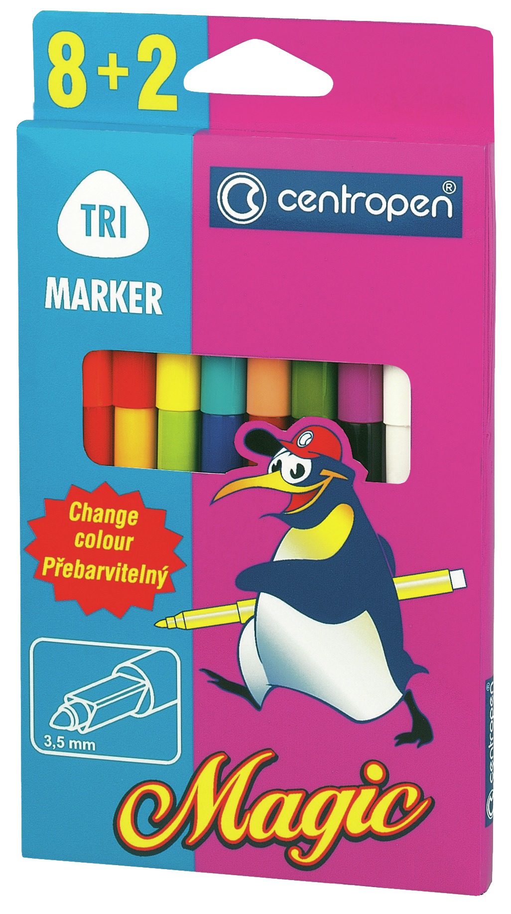 Felt-tip pens "Centropen" 10 pcs. /Cen-2549/10/ Magic (10)