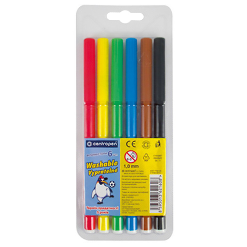 Felt-tip pens "Centropen" 6 pcs. /Cen-7790/06 TP/ (1/30/300)