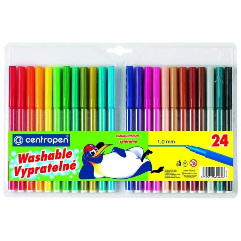 Felt-tip pens "Centropen" 24 pcs. /Cen-7790/24 TP/ (1/80)