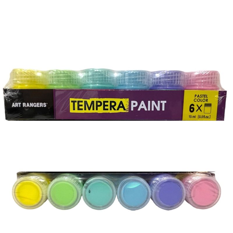 Фарба темперна "Art rangers" /PT11C.06015.A/ 6 кол.*15мл TEMPERA PAINT (Pastel color) (1/6/48)