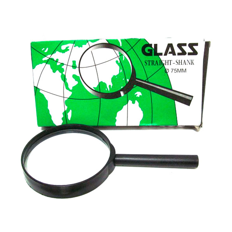 Magnifying glass "JO" /7818-75G/ glass lens D 75mm, plast. frame (1/10)