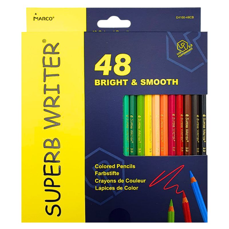Colored pencils "Marco Superb writer" 48 pcs. /4100-48СV/ cardboard (6/60)