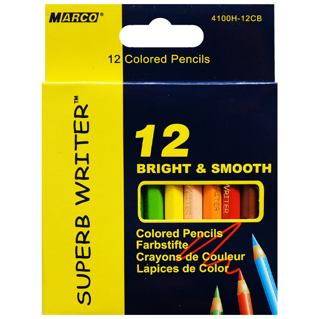 Colored pencils "Marco Superb writer" 12 col. /4100H-12СВ/ Mini (12/240)