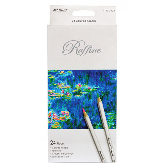 Colored pencils "Marco Raffine" 24 pcs. /7100-24SV/ cardboard (6/120)