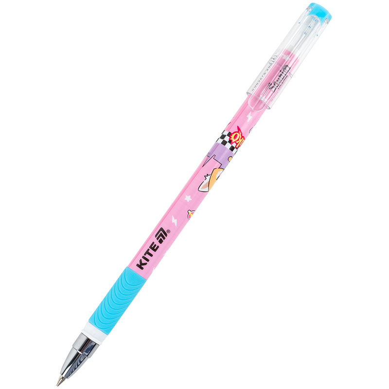Ballpoint pen "Kite" /AR25-032/ Aggretsuko, blue (28/1260)