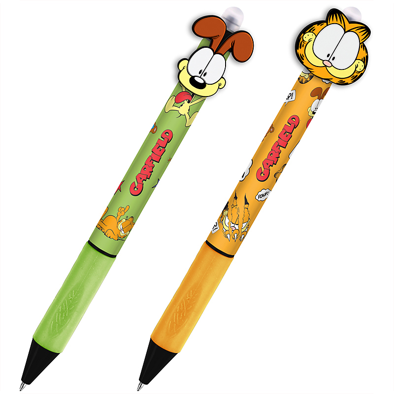 Ballpoint pen "Kite" /GF25-393/ Garfield Retro, with figure, blue (36/1296)