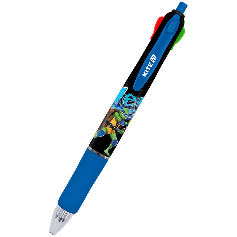 Ballpoint pen "Kite" /NT25-067/ TMNT Mutant Mayhem, 4 colors, blue (28/840)