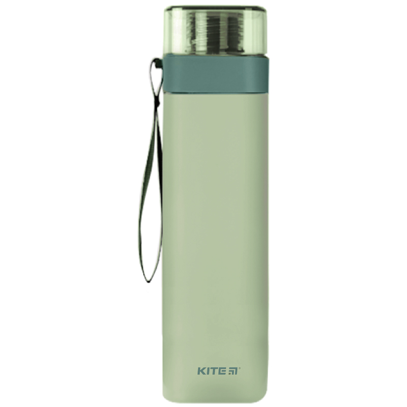 Water bottle "Kite" /K24-1210-2/ green, square 700 ml (1/48)