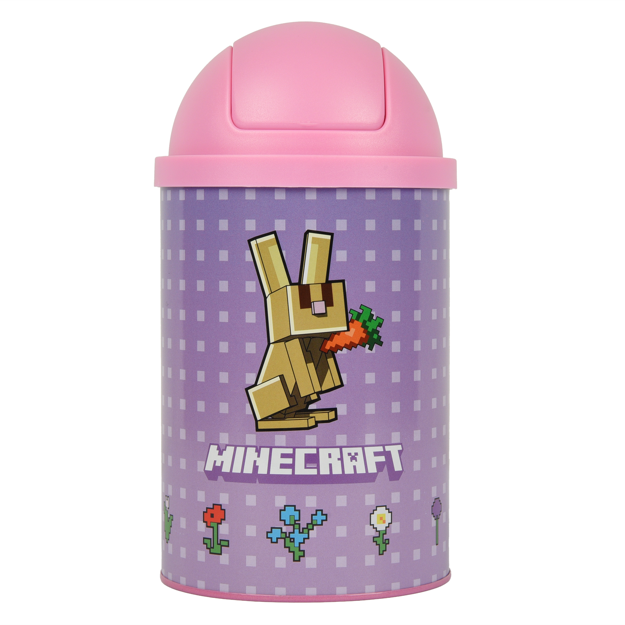 Настільний контейнер для сміття "YES" /708570/ “Minecraft.Spring” металевий, 10*18см (1/12/72)