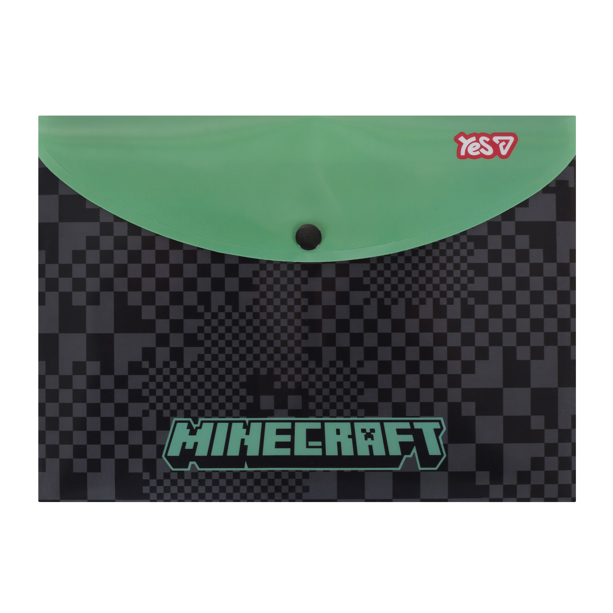 Папка-конверт на кнопці B5 "Yes" /492341/ "Minecraft Creeper" (12/120)