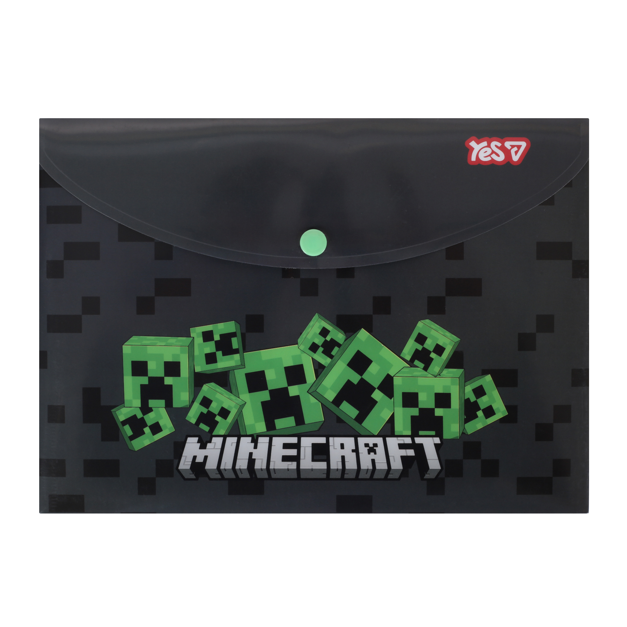 Папка-конверт на кнопці B5 "Yes" /492000/ "Minecraft Creepers" (12/120)