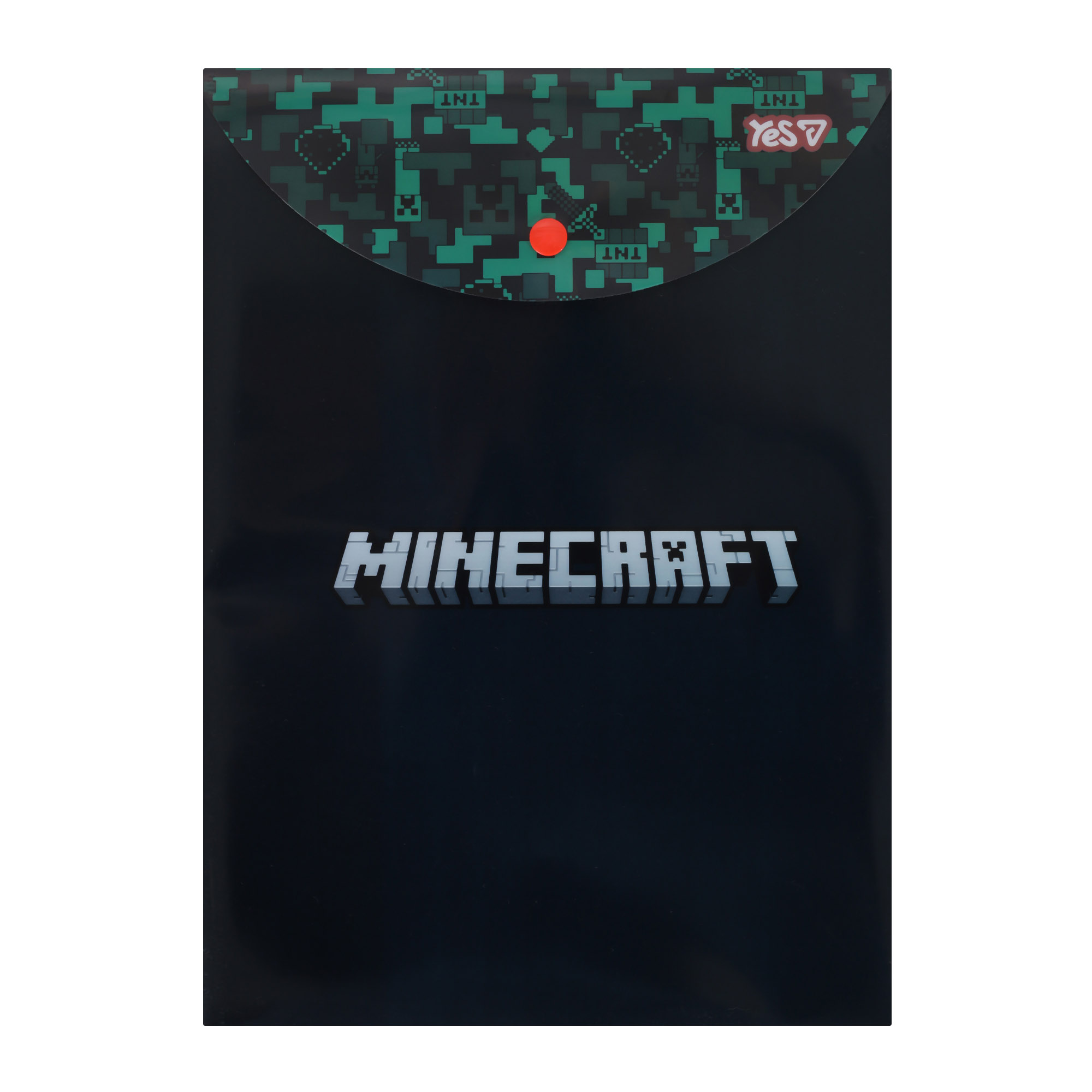 Папка-конверт на кнопці А4 "Yes" /492338/ "Minecraft" вертикальна (12/60)