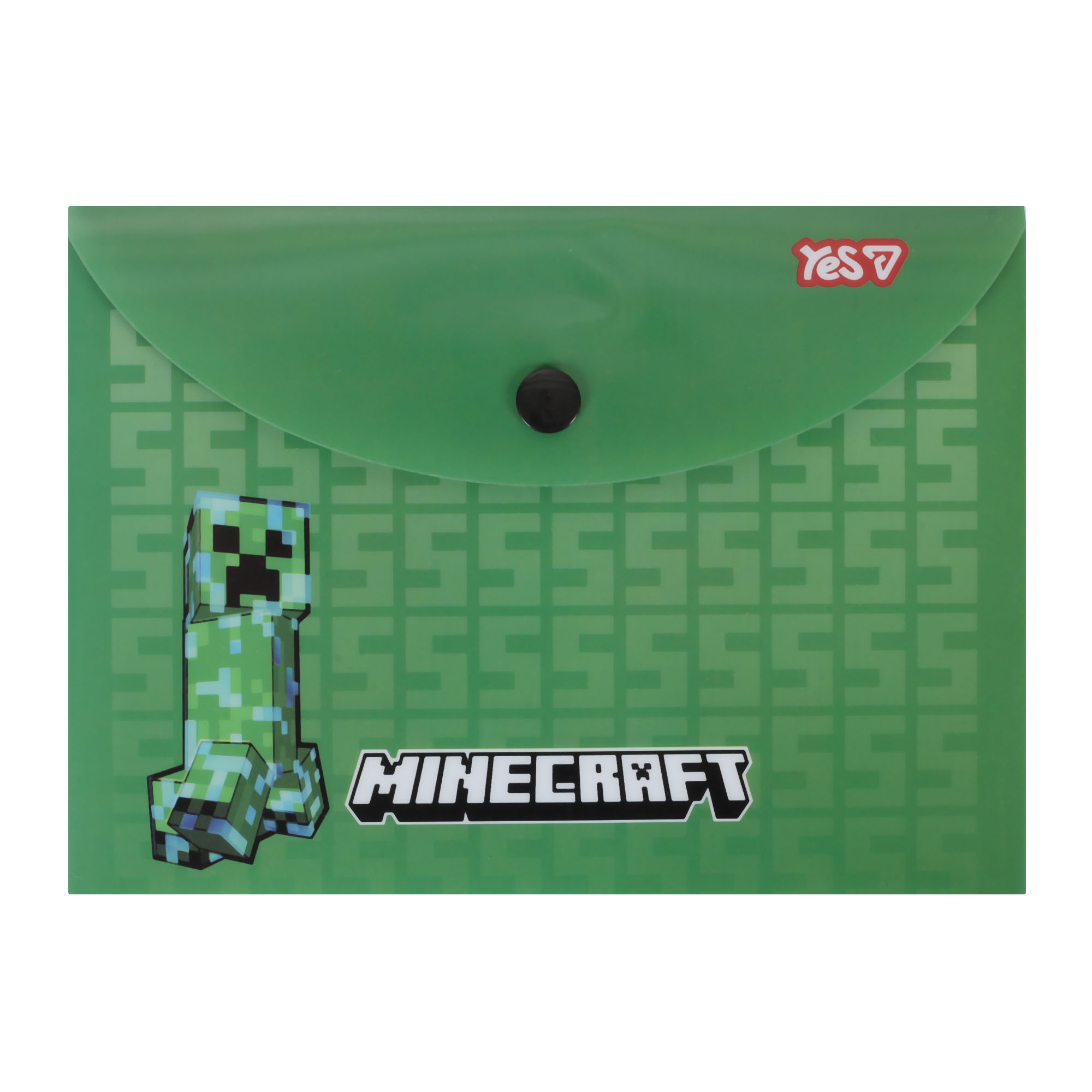 Папка-конверт на кнопці B6 "Yes" /492003/ "Minecraft Creeper" (10/200)