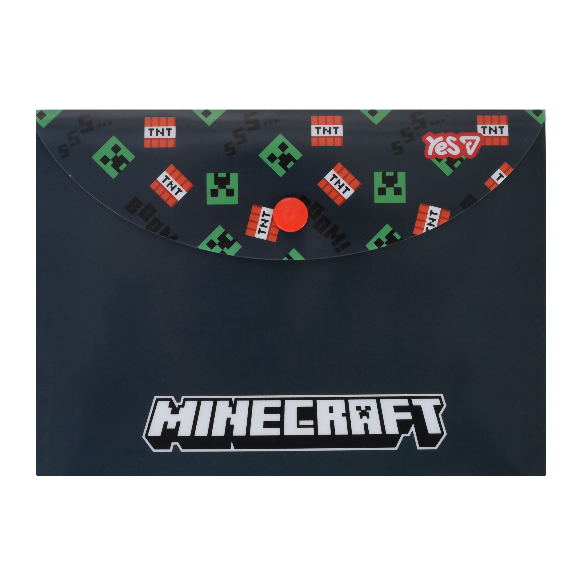 Папка-конверт на кнопці B6 "Yes" /492343/ "Minecraft TNT" (10/200)