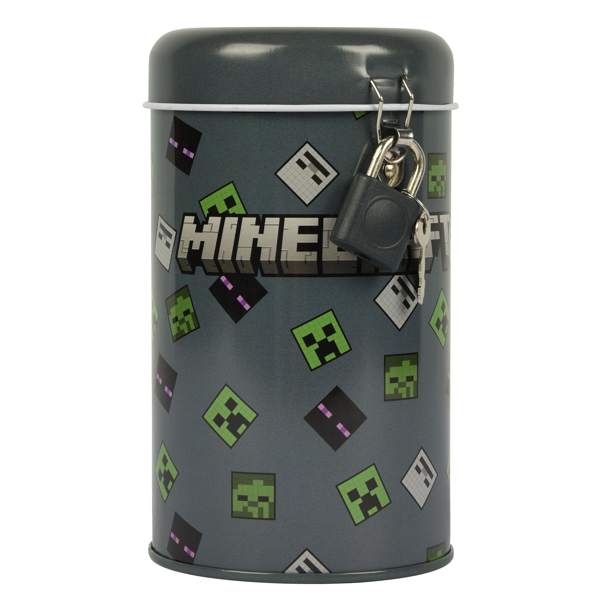 Скарбничка "YES" /708576/ "Minecraft" метал., 13*7,6 см кругла (1/12/120)