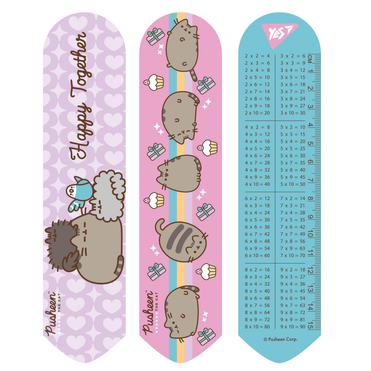 Закладка 2D "YES" /708132/ "Pusheen friends" (1/10/100)