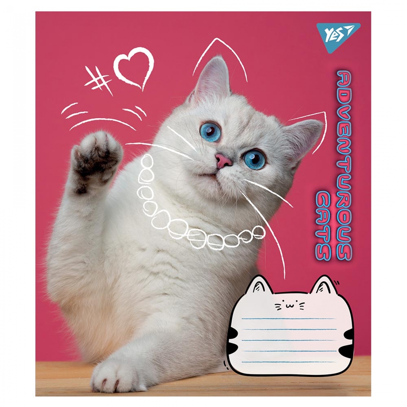 Зошит уч. "YES" 24арк.== /766656/ "Adventurous cats" (20/320)