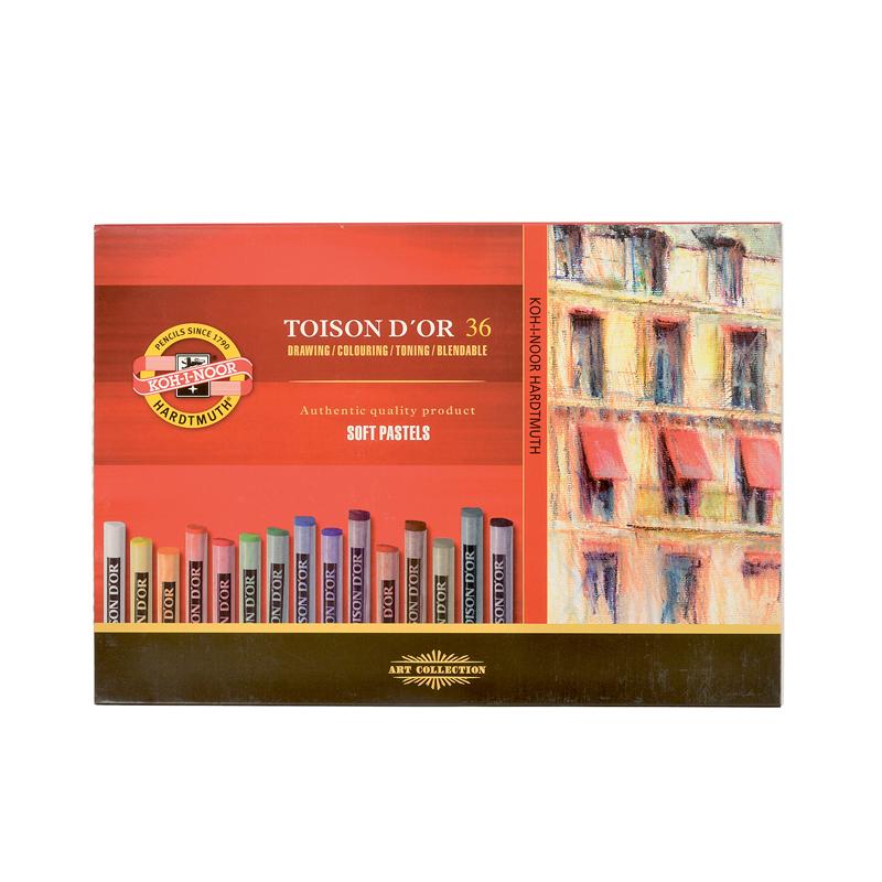 Пастель "Koh-i-Noor" 36кол. "TOISON D'OR" /8515/ (1/2/4)