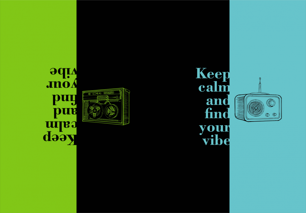 Блокнот A5/96 "4PROFI" /905256/ ## "Two in One" blue/green, інтегр., мат/лам, виб.лак, 70г. (1/10)