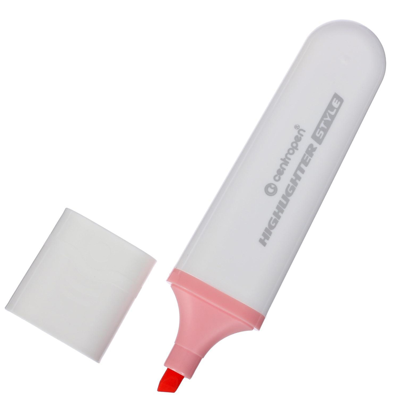 Text marker "Centropen" /6252/56/ "Highlighter Style", 1-4.6 mm, pastel pink (10)