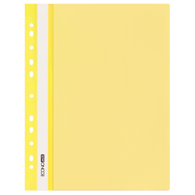 Speed ​​stapler pl. euro perf "Economix" /E31510-05/ A4 yellow, gloss, 120/160 μm (10)